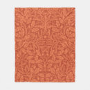 Search for red leaf blankets William morris