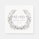 Search for purple wedding napkins Boho bohemian