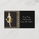 Search for 1920s business cards Flapper