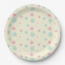 Search for pink snowflake plates Festive