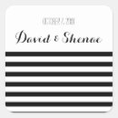 Search for black white striped wedding stickers Minimal