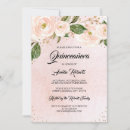 Search for blush pink quinceanera invitations Watercolor