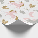 Search for unicorn wrapping paper Pink