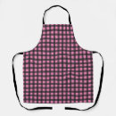 Search for pink plaid aprons Chequered pattern