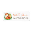 Search for wildlife animals return address labels Watercolor