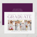 Search for purple graduation invitations High school