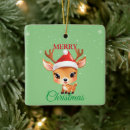 Search for fawn christmas tree decorations Cute