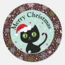 Search for kawaii black cat stickers Kitty