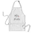 Search for wedding engagement aprons Mrs