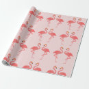 Search for pink flamingo christmas wrapping paper Flamingos