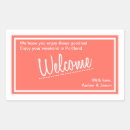Search for welcome bags stickers Hotel