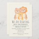 Search for lion baby shower invitations Animals