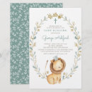 Search for wreath christening invitations Watercolor