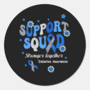 Search for diabetes ribbon stickers Support