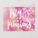 Search for 50th fifty and fabulous birthday cards Pink