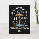 Search for anniversary greeting card posters Sailing adventure