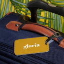Search for yellow luggage tags Unique