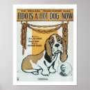 Search for hotdog art Vintage