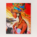 Search for african art puzzles Watercolor
