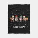 Search for bulldog blankets Xmas