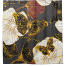 Search for gold butterfly shower curtains Flower