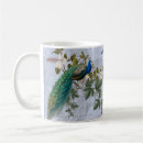 Search for vintage peacock mugs Nature inspired