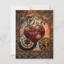 Search for steampunk save the dates Gears