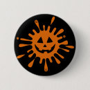 Search for pumpkin faces badges Black