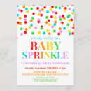 Search for confetti baby sprinkle invitations Polka dots