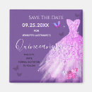 Search for quinceanera save the date magnets Quinceañera