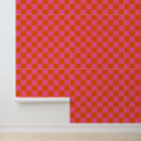 Search for pink orange art Chequered