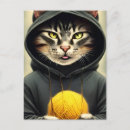Search for balls of yarn postcards Kitty