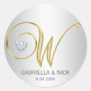 Search for silver wedding stickers Heart