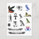 Search for ancient symbols postcards Goddess