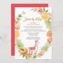 Search for llama fiesta baby shower invitations Floral
