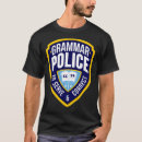 Search for police badge tshirts Grammar