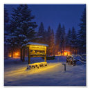 Search for winter night scene posters Snow
