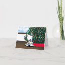 Search for white dog christmas cards West highland terrier