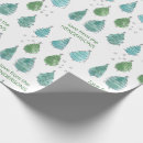 Search for green pine trees wrapping paper Simple