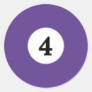 Search for number four stickers Ball