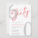 Search for chic 60th birthday invitations Sixty birthday celebration