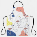 Search for retro flamingo aprons Tropical