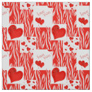 Search for red heart fabric White