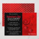 Search for valentines day seasonal invitations Black and white