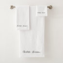 Search for black and white modern bath towels Stylish