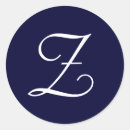 Search for medium blue stickers Initials