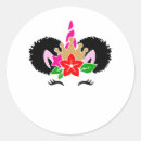 Search for afro girl stickers Unicorn