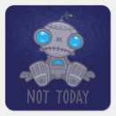 Search for cute cartoon robots stickers Machine