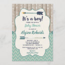 Search for tribal baby shower invitations Arrows