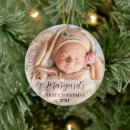 Search for holiday christmas tree decorations Babys first christmas